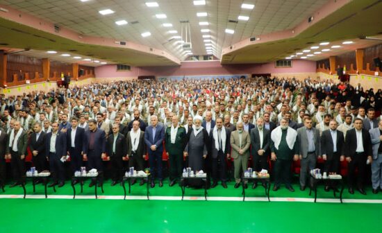 گردهمایی بزرگ بسیجیان صنعت نفت جنوب به مناسبت هفته بسیج